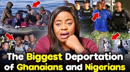 BIGGEST EVER DEPORTATION OF NIGERIANS AND GHANAIANS FROM THE UK ... THIS GOVERNMENT IS NOT JOKING