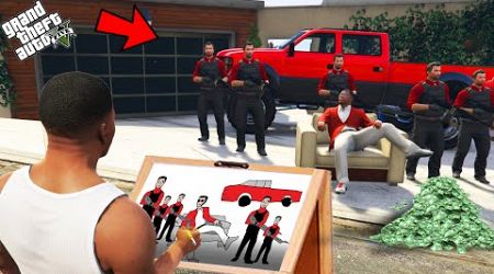 Franklin Uses Magical Painting To Become Most Popular Gang Leader In Gta 5!