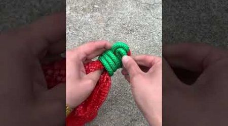 Essential tent cloth corner knots for outdoor travel, practical knots, knots, knotting skills