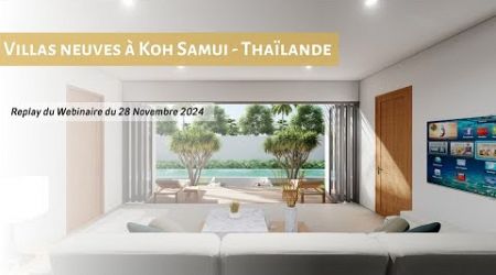 Villas en prévente à Koh Samui dès 150 000 € 