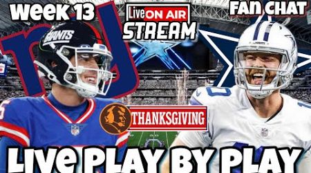 Dallas Cowboys vs New York Giants Live Stream NFL Week 13