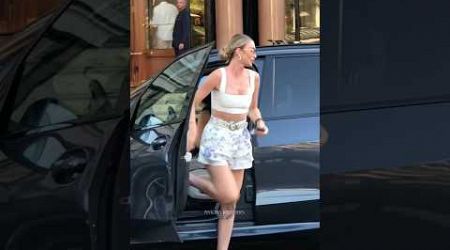 Sexy long legs blonde getting out her BMW at Hotel Paris #billionaire #monaco #luxury #lifestyle#fyp