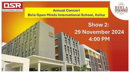 Annual Concert - Show 2 @Silpakala Vedika , 4:00 P.M. Onwards