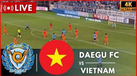 ⚽ Live Daegu FC vs Vietnam | International Club Friendly 2024 | Live Football Match Simulation