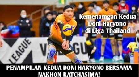 KEMENANGAN KEDUA DONI HARYONO DI LIGA VOLI THAILAND!! NAKHON RATCHASIMA VS PSNKK