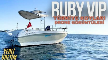 MOSS YACHT RUBY VIP 550 ve DİKİLİ&#39;NİN HARİKA DRONE GÖRÜNTÜLERİ