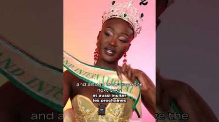 Safiétou Kabengele : &quot;Il ne faut pas être faible à Miss Grand International&quot; #shorts