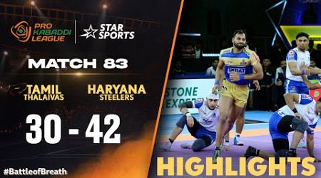 Haryana Steelers register their 12th win of the season | HIGHLIGHTS | #ProKabaddiOnStar 2024