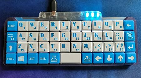 Low-Profile Travel Keyboard Is Mostly 3D Printed