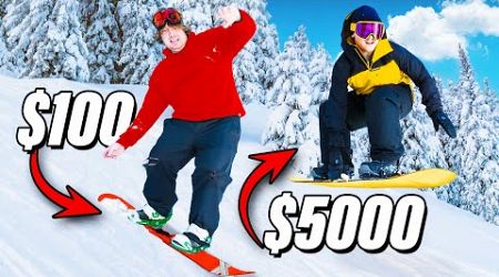 $100 Vs $5,000 Snowboards!