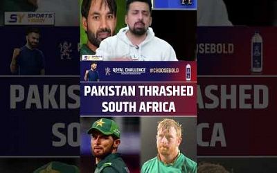 PAKISTAN THRASHED SOUTH AFRICA #pakvssa