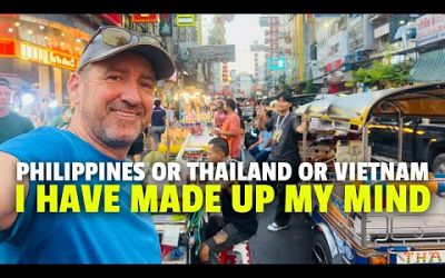 I left the Philippines! Is Thailand or Vietnam now the better home-base?