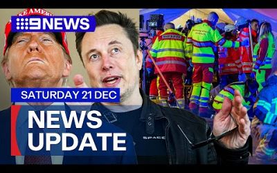 US government narrowly avoids shutdown; German Christmas market attack | 9 News Australia