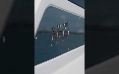 Modern cabin boat with outboard power - this is our NHD 365 HT 