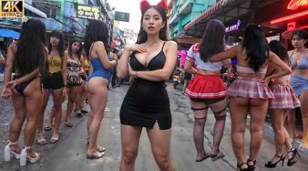 Pattaya. Soi 6, Beach Road. Incredible walk. Thailand. Walking around Pattaya. 2024