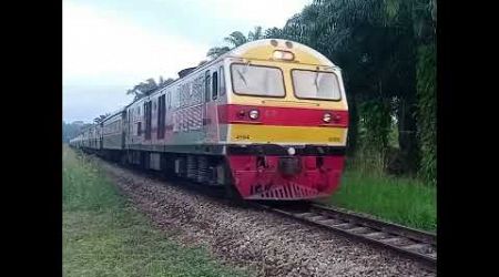 Hitachi 4504 ทำขบวน 167 / Train 167 (Rapid), Bangkok - Kantang, hauled by Hitachi 8FA-36C No. 4504