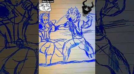 Angle &amp; goku ☠️speed drawing stickman 