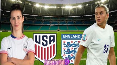 England vs USA women’s international friendly football