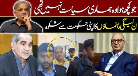 PMLN Leaders Complain Against Their Government | Saad Rafiq And Irfan Siddiqui Breaks The Silence