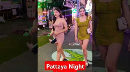 Pattaya Thailand Walking Street at 1 AM ❤️ #shorts