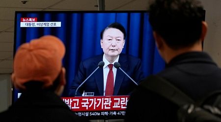 South Korean president declares emergency martial law