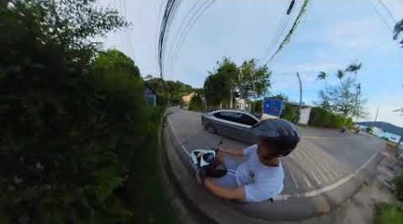 Moped ride in Phuket Thailand