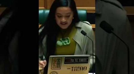 Hana-Rawhiti Speech about new Zealand Government #news #hakadance #hakadance #usa #politics #trend