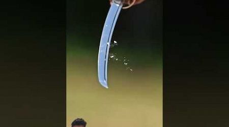 Katana slicing a bullet 