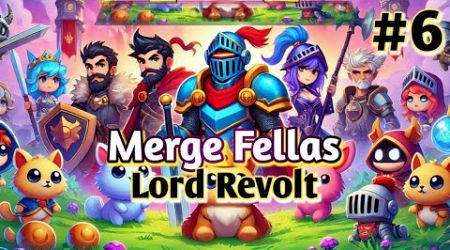 Most Popular Merge Fellas Giga Mode Gameplay Live || Lord Revolt Part 6 #mergefellas #shortslive