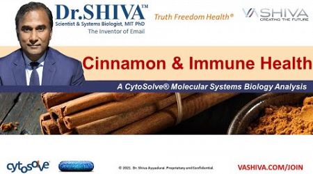 Dr.SHIVA™: Cinnamon on Immune Health @CytoSolve® Systems Analysis(4/21)