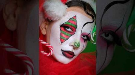 Creepy Christmas makeup 