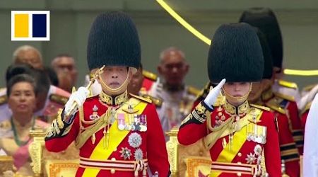 Thai army holds first Trooping the Colour parade in 16 years for king’s birthday