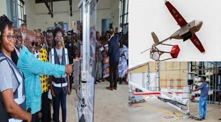 NPP Legacy: The Zipline Medical Drones.. Nana Addo Unveiled Satellite Station At Sefwi Wiawso..