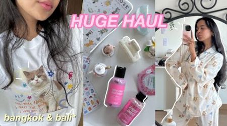 HUGE shopping haul* stuff i got from bangkok &amp; bali!! 