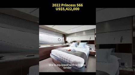 NO.209. This Princess S66 is a new stock yacht. #yachtlife #yachting #yachtbrokerage #yacht #yachts