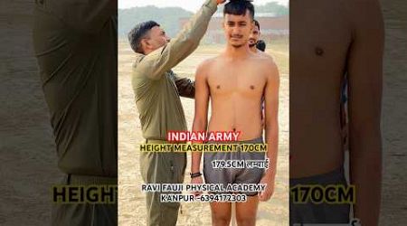 #shorts #viralvideo Indian Army Height &amp; Medical Point 