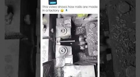 How nails are made in factory 