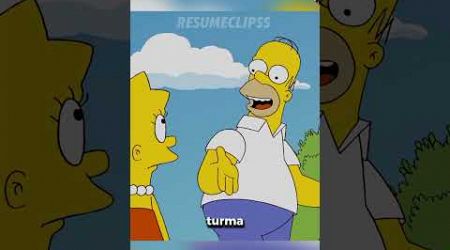 HOMER ENSINA LISA A SER POPULAR #simpsons #shorts