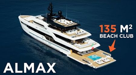 ONBOARD Sanlorenzo’s 50m ALMAX, FIRST superyacht with a METHANOL FUEL CELL