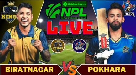 BIRATNAGAR KING VS POKHARA AVENGER LIVE | | NEPAL PREMIER LEAUGE 2024 LIVE SCORE COMMENTARY