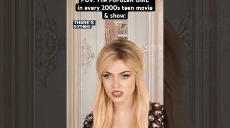 POV: The “Popular” Girl in every #2000s teen movie &amp; show! #nostalgia #pov (Wicked - Ariana)