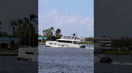 Motor Yacht on the River