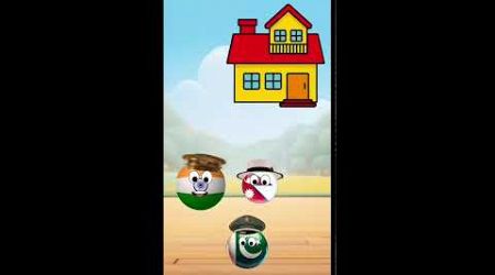 India vs America vs china. Story of entertainment भारत के साथ किया हुआ। #shorts #viral #countryballs