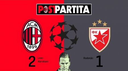 MILAN - STELLA ROSSA 2-1 | UCL | POSTPARTITA