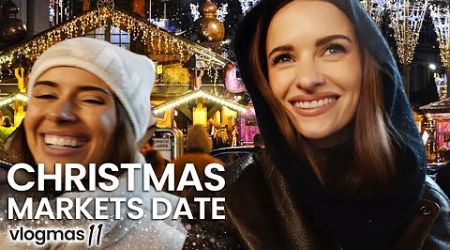 CHRISTMAS MARKETS DATE &amp; SHOPPING TRIP WITH THE HUSBANDS | VLOGMAS WITH VICTORIA