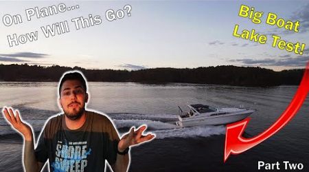 OLD 1989 SeaRay YACHT Part Two! Lake Trial, Generator &amp; More!