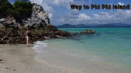 One of the beautiful Island in the world Phi Phi Island, Best beach in Phuket.