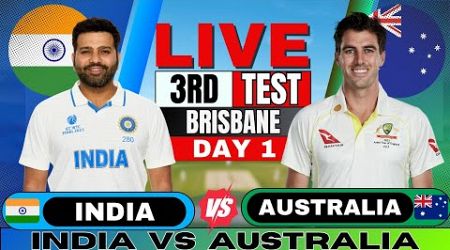 IND vs AUS : India vs Australia 3rd Test Day 1 | Live Score &amp; Commentary | IND vs AUS BGT 2024