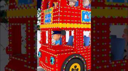 Christmas Wheels On The Bus #trending #viral #popular #cartoon #merrychristmas #xmas #shorts