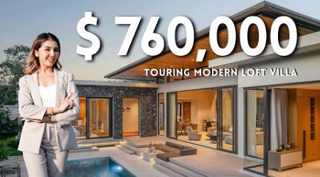 Exploring $760K Modern Loft Villa, in Paradise Phuket Thailand!